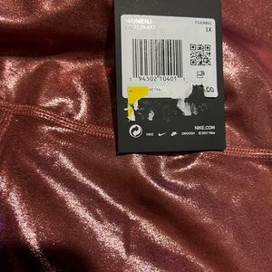 Womens Nike shimmer leggings